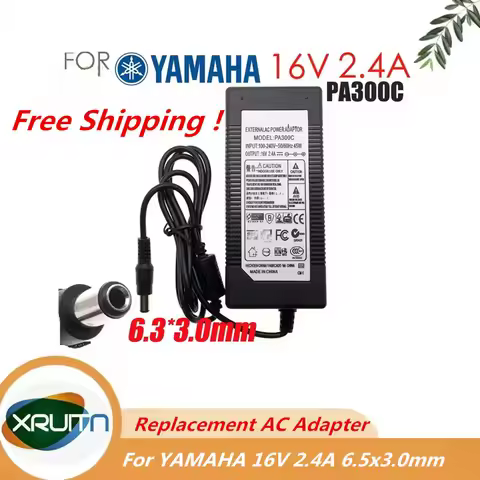 PA-300C 16V 2.4A AC Adapter Charger For YAMAHA PSR-S550 PSR-S650 PSR-S670 PSR-S770 PSR-S970 PSR-S775