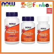 Now Foods High Potency Vitamin D-3 25 mcg (1,000 IU) / 50 mcg (2,000 IU) / 10,000 IU