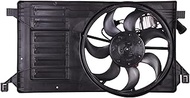 OE Replacement Engine Cooling Fan Assembly for 2010-2011 Mazda 3 2.3L W/PWM / 2012-2013 Mazda 3 Hatc