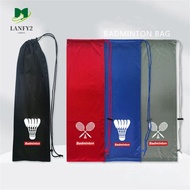 ALANFY Badminton Racket Bag, Drawstring Pocket Flannel Cover Tennis Racket Bags, Badminton Accessories Soft Cloth Protective Sleeve 23cmx72cm Badminton Storage Case Racket Bag