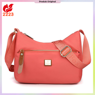 Tas selempang wanita colorful fox 2223 tas selempang nilon waterproof tas import wanita