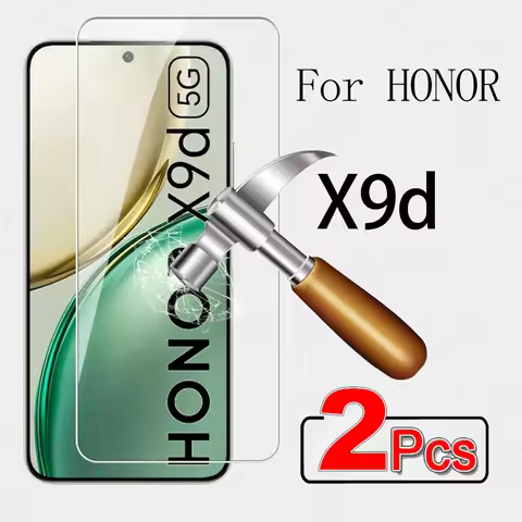 2Pcs For Honor X9d Tempered Glass HonorX9D Screen Protector Clear Protective Film On Honor X9 D X 9d