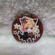 【Utaite】 Brooch 5.5 cm 96neko Kuroeko