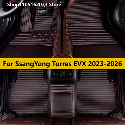 Custom Car Floor Mats For SsangYong Torres EVX 2023 2024 2025 2026 Floor Mat Car Mat Accessories Int