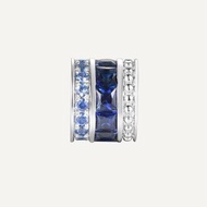 星河路路通紅寶石剛玉18K金剛玉彩色寶石吊墜粉紅彩色藍寶石項鍊