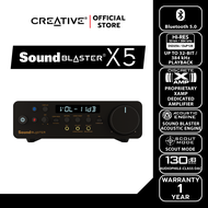 CREATIVE SOUND CARD Sound Blaster X5 Dual DAC & Dual XAMP มาพร้อมกับ Headphones Bi-Amp