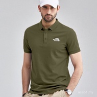 2025 Musim Bunga Musim Panas Baharu The North Face Lelaki T-Shirt Lengan Pendek Sukan Luaran Baju Po
