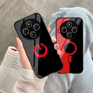 HP Xiaomi Redmi 14C Glass Softcase - Redmi 14C Phone Case - Phone Case - Cool Case - Casing Cover - 