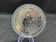 英國皇家鑄幣廠 2oz 999.9 純銀幣