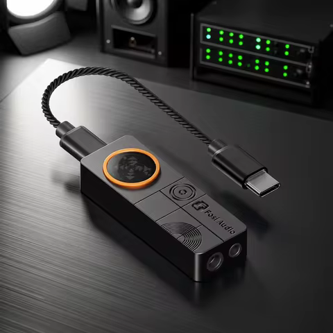 Fosi Audio DS3 DAC Amp Portable HIFI Headphone Amplifer XMOS XU316 DSD512 dongle dac 4.4mm Balanced/