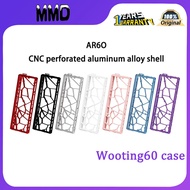 MMD AR60 mechanical keyboard with hollowed-out aluminum shell magnetic switch Wooting60 shell GH60/m