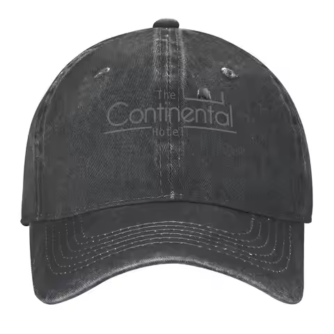 Homage to John Wick, The Continental Hotel logo Baseball Cap New Hat hiking hat Sports Cap Big Size 