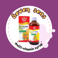 Seven Seas Multi-vitamin Syrup 120 mL. ป้องกันการขาดวิตามิน สำหรับเด็ก