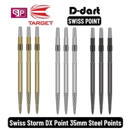 TARGET Dart Point - SWISS STORM DX POINT REPLACEMENT STEEL DART POINT 3Pcs/Pack