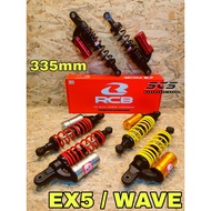 RCB Absorber MB2 335mm Adjustable Gas Tank Racing Boy GBO C70 EX5 EX5Fi 110 Kambing Dream Class Wave