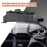 1 Piece Engine Compartment Right Side Intake Air Duct 13718095802 Black Plastic for M3 G80 G82 G83 2