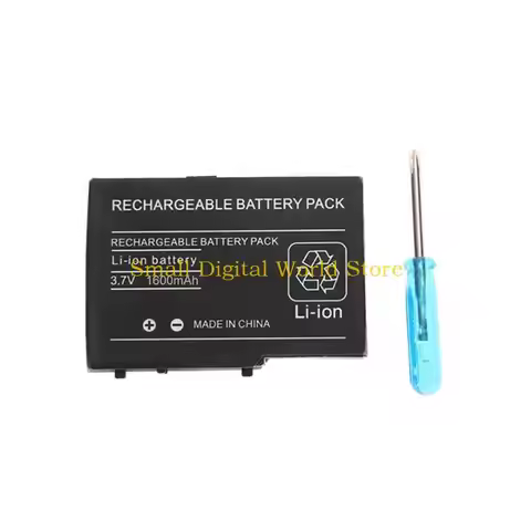 77UB 1600mah 3.7V Battery for DS Lite for Nds for Ndsl Rechargeable Lithium Battery + Screwdriver Re