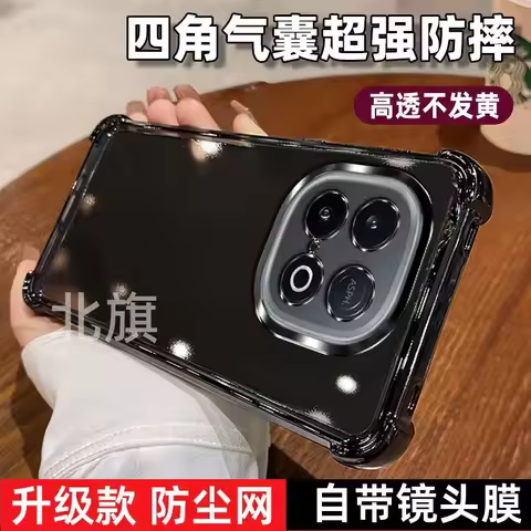 Case For iQOO Z10 Turbo Pro New airbag transparent electroplating TPU cover For iQOO Z10 TurboPro an