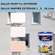 ICI DULUX INSPIRE EXTERIOR PAINT COLLECTION 18 Liter Angle’s Whisper / Only Peach / Antelope Tan