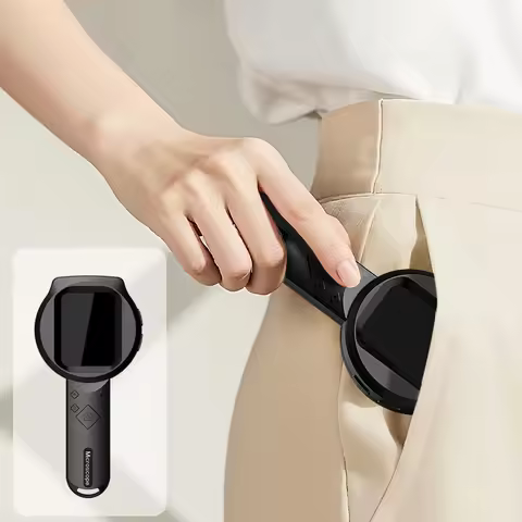 Digital Magnifier 100X magnification 2MP 2.8 Inch IPS Screen Video Microscope With 15LEDs For Coin E