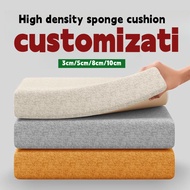 Customized-60D/50D/35D high density sponge foam sofa cushion, for mattress/bay window/Beach/couch pa