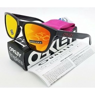 NVnh New Oakley Frogskins Sunglasses Black Ink Prizm Ruby 9013-C9 C955