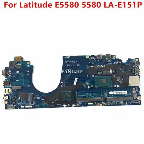 08T984 CDP80 LA-E151P For Dell Latitude E5580 5580 i5-7440HQ Laptop Motherboard CN-08T985 08T985 08T
