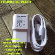 CHARGER CABLE TECNO SPARK 5, 10 WATT ORIGINAL TECNO GUARANTEED