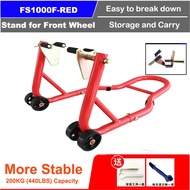 Universal Paddock Stand ( Front / Rear ) / Alloy / Front Wheel Chock HEAVY DUTY ALL SUPERBIKE MOPED