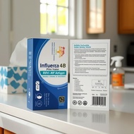 English 51 Self-Testing Medical Joint Inspection Anti-Rough Nail B Pair Flu Test Paper Reagent Box 1