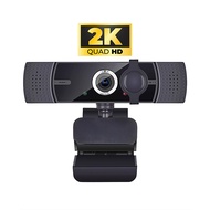 Hale กล้องเว็บแคม webcam PC หมุนได้ 360 องศา ชัด1080p 2k 4k กดในตัวเลือก ไมโครโฟน ในตัว WEB CAMERA F