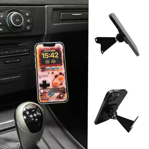 OEM+ Design Magnetic Phone Holder Mount Bracket Kits For BMW 3 Series E90 E92 E93 M3 LHD With iDrive