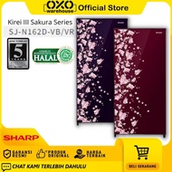 TERBARU OXO Warehouse - Sharp Kulkas 1 Pintu SJ-N162D VB VR Sakura Series Kapasitas 133 L Garansi Re