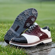 Professional Golf Shoes Men's Waterproof High-Quality Leather Golf Shoes Non-Slip Golf Training Shoe