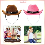 Yoo Cowboy Hat Headband Party Hairhoop Fashion Cowgirl Hat Headpiece Cosplay Costume Hairband for Ad