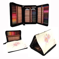 [Kilang Sumber] Eksport Pembungkusan Sarung Pensel Zip Rentas Sempadan 72 Warna Set Lukisan Pensel W