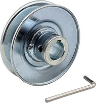 Saelno AB350-3/4 Single Groove Web Sheaves, v Belt Pulley 3/4 inch bore 3.5" OD,Motor Pulley Carbon 