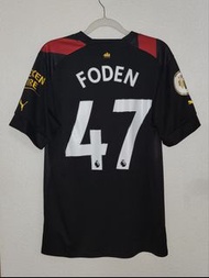 PUMA Manchester City 22/23 Away Jersey (Size M) Phil Foden #47 曼城 作客 球衣 波衫