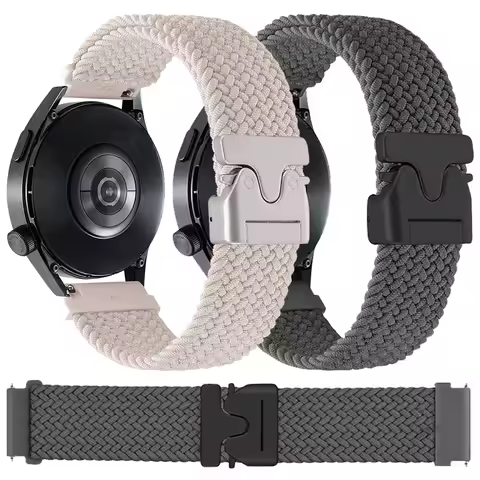 20mm 22mm Nylon Watch Strap for Garmin Venu 3 2 Forerunner 265 255 165 Vivoactive 5 4 S50 S42 Parach