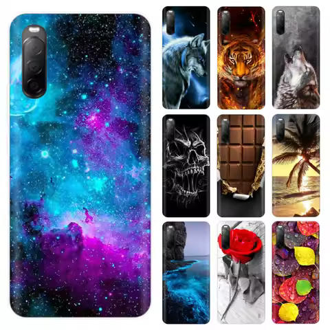 Case For Sony Xperia 10 II Case Silicone Soft TPU Funda Coque For Sony Xperia 10 II Back Cover Capa 
