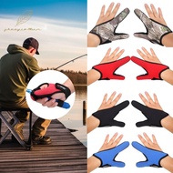 FREEYIO785 Fishing Gloves, Anti-Slip Breathable 2 Fingers Protector, Fish Equipment Cycling Fishing 
