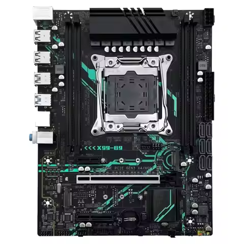 【Price Drop !!】X99 B9 Motherboard LGA 2011-3 NVME NGFF M. 2 Support 4 Channel X99 C612 Chip DDR4 RAM
