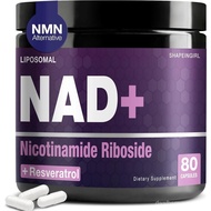 NAD Supplement - Nicotinamide Riboside Resveratrol 900mg, Liposomal NAD Supplement for Women and Men