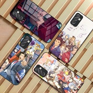 Game Ace Attorney Phone Case Glass for Samsung Galaxy A16 A21 A22 A30 A32 A33 A51 A52 A53 A54 A55 A7