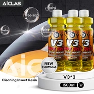 AICLAS Car wash shampoo Foam spray Syelek Getah pokok Agen pembersih Kereta Najis burung Penghilang 