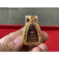 大法会2553 财佛红铜 Lp Ngern Ner Thong Deang Wat Bang Klang 包好镀金壳（108位师傅开光加持）