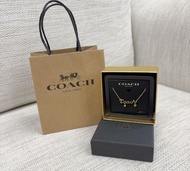 Coach Logo項鍊(金色)