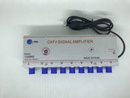 Booster Antena TV / CATV Signal Amplifier 8 Way