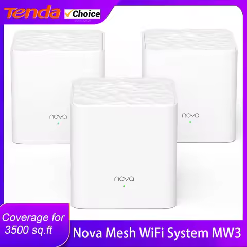 Tenda Nova Mesh WiFi System (MW3)-Up to 3500 sq.ft. Whole Home Coverage WiFi Router and Extender Rep