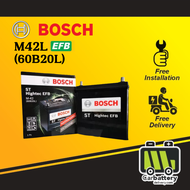 [Installation Provided] Bosch M42L 60B20L EFB Auto Stop Start Car Battery Bateri Kereta Perodua Myvi